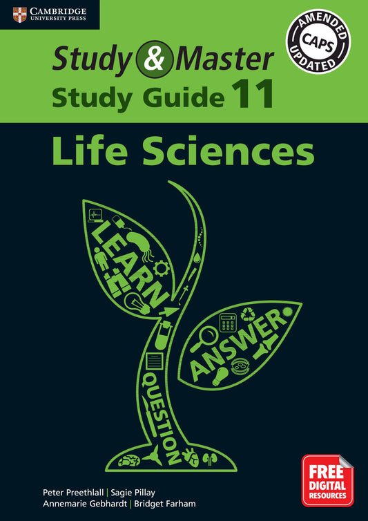 Study & Master Life Sciences Study Guide Grade 11 ISBN/SKU: 9781108629362