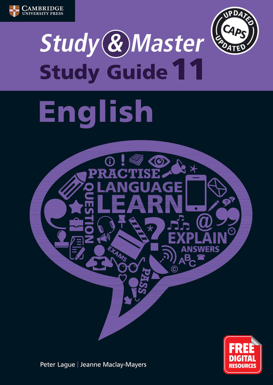 Study & Master English Study Guide Grade 11 ISBN/SKU: 9781108650540