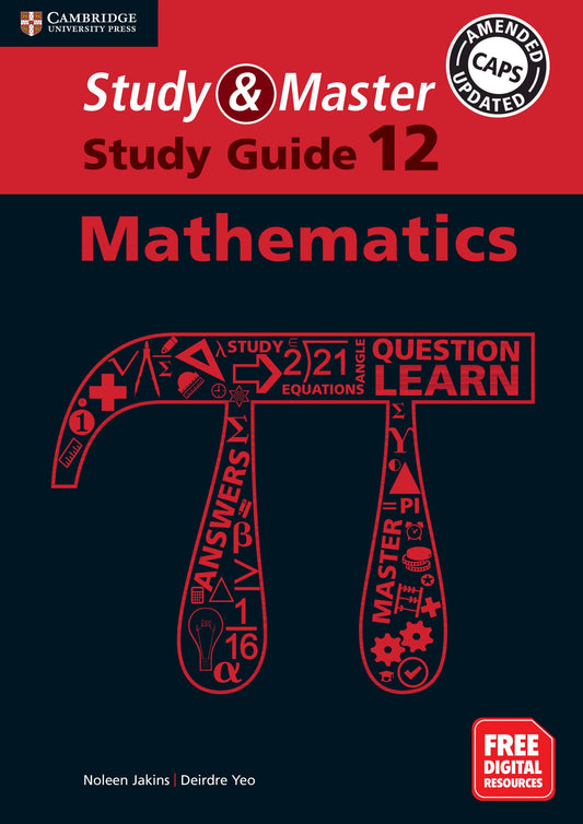 Study & Master Mathematics Study Guide Grade 12 ISBN/SKU: 9781108672993