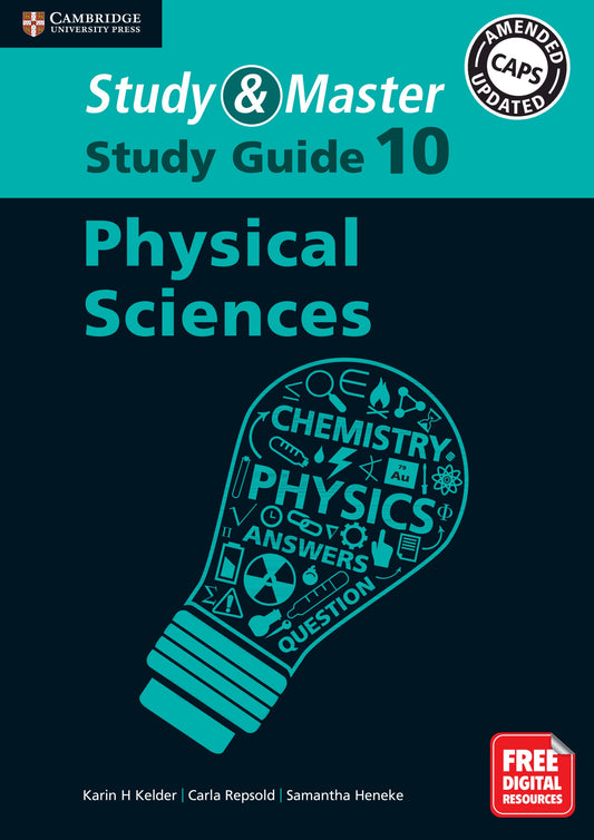 Study & Master Physical Sciences Study Guide Grade 10 ISBN/SKU: 9781108673167