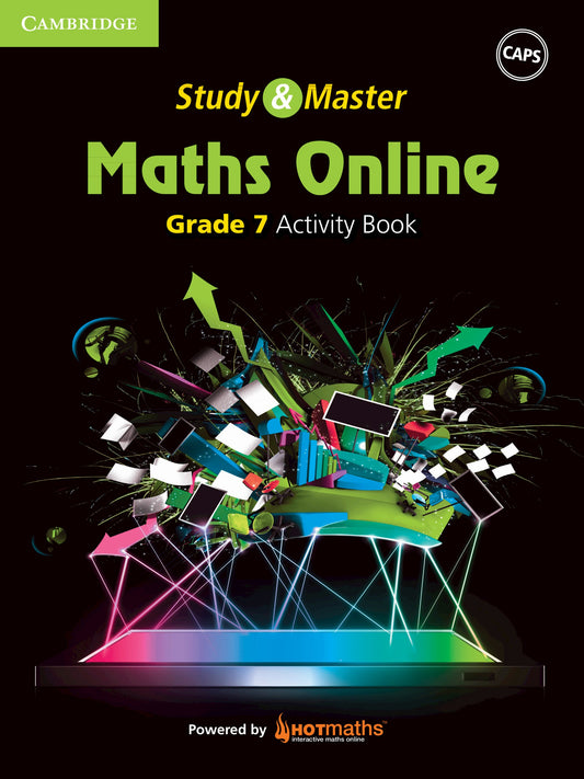 Maths Online Gr 7 Workbook ISBN/SKU: 9781108765695