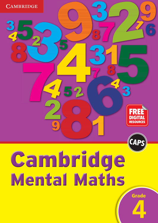 Cambridge Mental Maths Grade 4 ISBN/SKU: 9781316611340