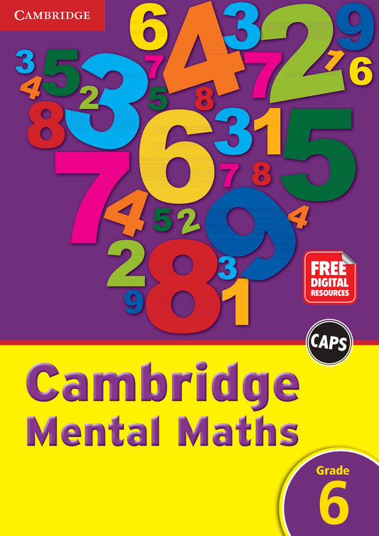 Cambridge Mental Maths Grade 6 ISBN/SKU: 9781316611388