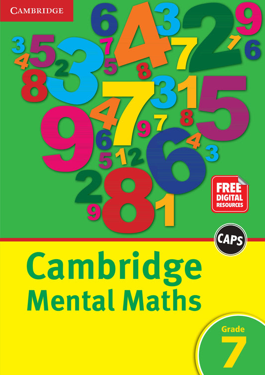 Cambridge Mental Maths Grade 7 ISBN/SKU: 9781316611395