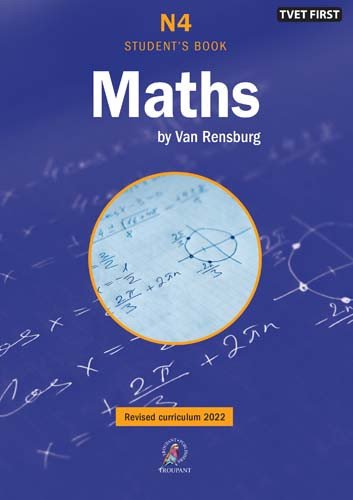 Maths By Van Rensburg N4 Student's Book ISBN: 9781430809760 ISBN/SKU: 9781430809760
