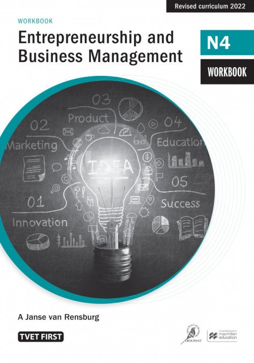 Entrepreneurship & Business Management N4 Workbook ISBN: 9781430812319 ISBN/SKU: 9781430812319