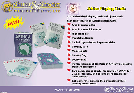 Africa Playing Cards ISBN/SKU: 9781770264151