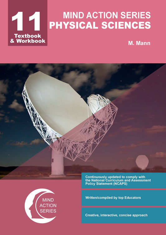 Mind Action Series Physical Science Textbook & Workbook NCAPS GR 11 Printed-Punched ISBN/SKU: 9781776115716 (SCI 84)