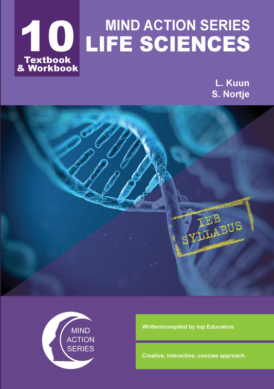 Mind Action Series Life Sciences Textbook & Workbook IEB - (2019) GR 10 Printed-Bound ISBN/SKU: 9781776116140 (LFS109)