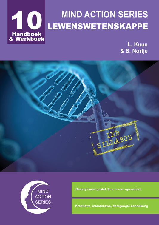 Mind Action Series Lewenswetenskap Handboek & Werkboek IEB - (2019) GR 10 Printed-Bound ISBN/SKU: 9781776116218 (LFS111)