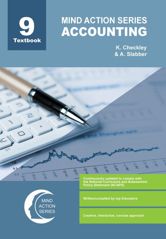 Mind Action Series Accounting Textbook NCAPS (2023) GR 9 Printed ISBN/SKU: 9781776118908 (ACC 123)