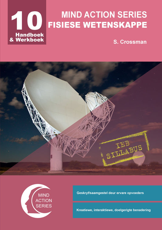 Mind Action Series Fisiese Wetenskap Handboek & Werkboek IEB GR 10 Print-Punched ISBN/SKU: 9781776119905 (SCI 95)
