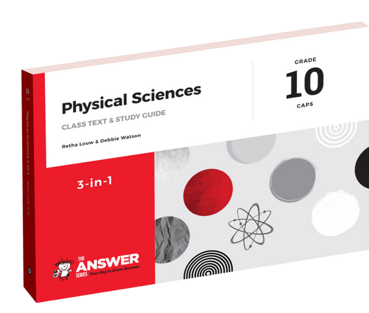 The Answer Series Gr 10 Physical Sciences '3 in 1' ISBN/SKU: 9781920297831