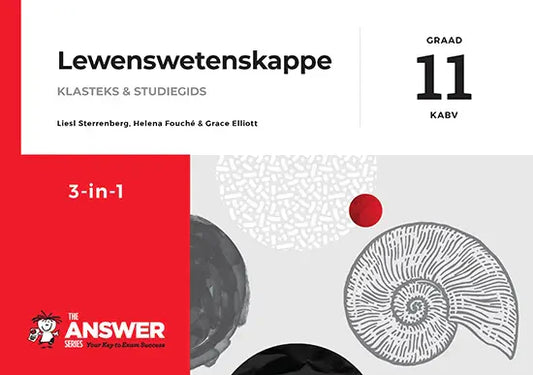 Die Antwoord Reeks Graad 11 Lewenswetenskappe 3-in-1 KABV ISBN/SKU: 9781920558260