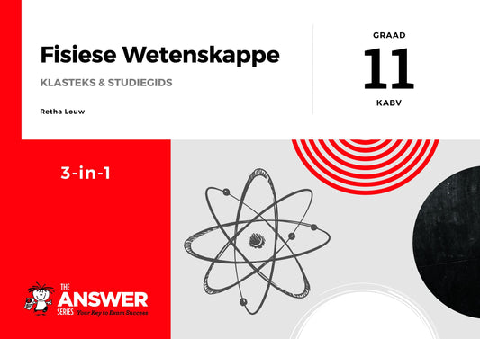 Die Antwoord Reeks Graad 11 Fisiese Wetenskappe 3-in-1 KABV ISBN/SKU: 9781920558321