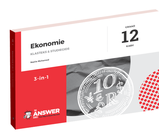 Die Antwoord Reeks Graad 12 Ekonomie 3-in-1 KABV ISBN/SKU: 9781920568832