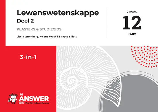 Die Antwoord Reeks Graad 12 Lewenswetenskappe 3-in-1 Deel 2 KABV ISBN/SKU: 9781920568863