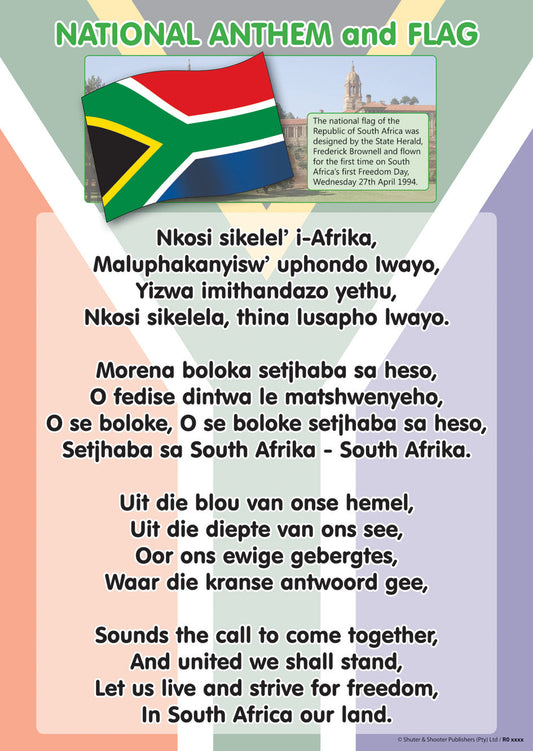 Chart: National Anthem And Flag A2 ISBN/SKU: 9781920615130