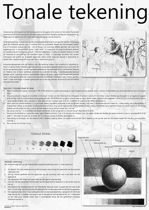 Chart: Tonale Tekening A2 (Flat) ISBN/SKU: 9781920615154