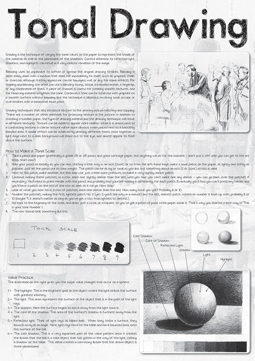 Chart: Tonal Drawings A2 (Flat) ISBN/SKU: 9781920615185