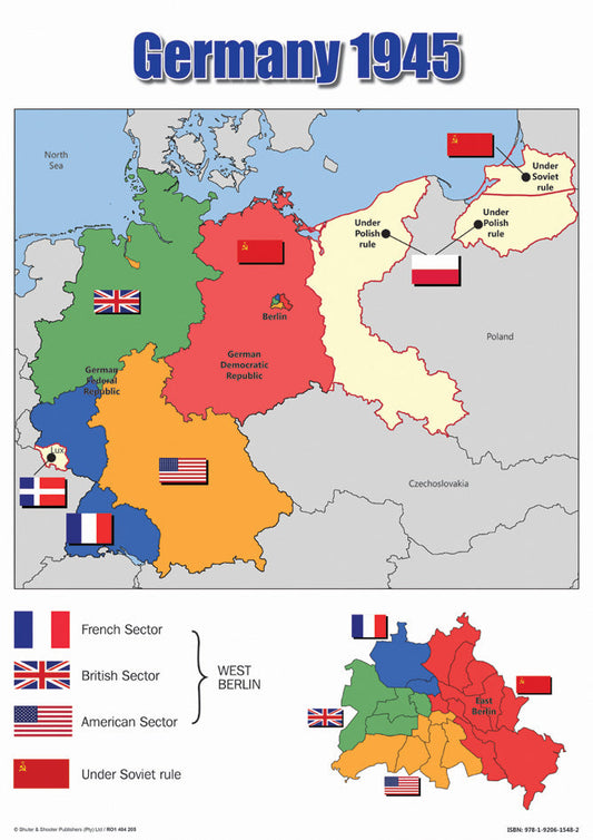 Chart: Germany 1945 A2 ISBN/SKU: 9781920615482