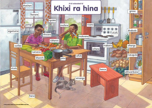 Chart: Lets Talk About Our Kitchen Xitsonga A2 ISBN/SKU: 9781928271581