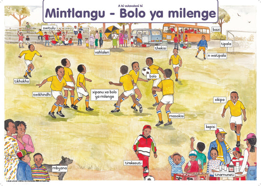Chart: Lets Talk About Sport: Soccer Xitsonga A2 ISBN/SKU: 9781928271604