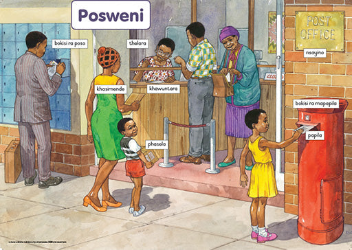 Chart: Post Office Xitsonga A2 ISBN/SKU: 9781928271673