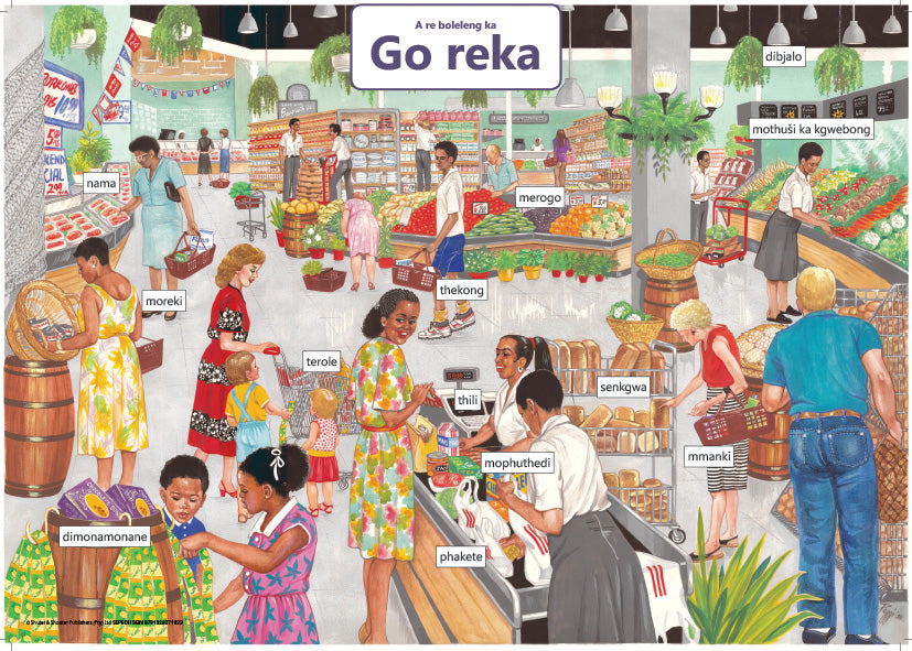 Chart: Lets Talk About Shopping Sepedi A2 ISBN/SKU: 9781928271833