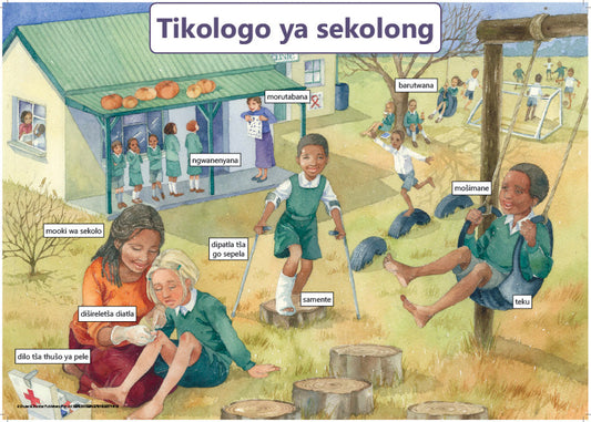 Chart: The School Enviroment Sepedi A2 ISBN/SKU: 9781928271918