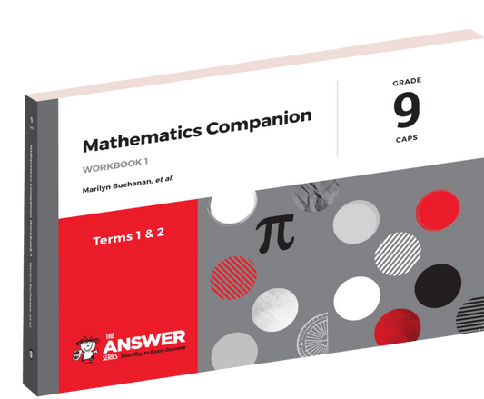 The Answer Series Gr 9 Maths Companion Workbooks 1 & 2 (Set) ISBN/SKU: 9781928404163