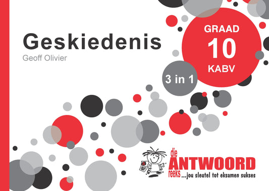 Die Antwoord Reeks Gr 10 Geskiedenis 3 in 1 Kabv ISBN/SKU: 9781920297985
