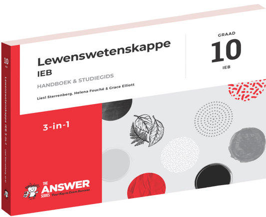 Die Antwoord Reeks Gr 10 Lewenswetenskappe 3 in 1 Ieb ISBN/SKU: 9781920558123