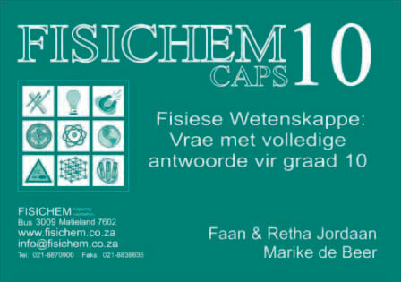 Fisichem Grd 10 KABV(CAPS) Afr ISBN/SKU: 9781868631414