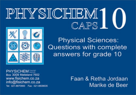 Physichem Grd 10 CAPS Eng ISBN/SKU: 9781868631421