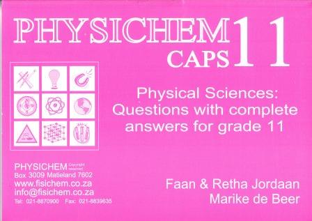 Physichem Grd. 11 CAPS Eng ISBN/SKU: 9781868631445
