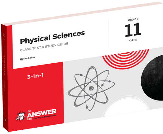 The Answer Series Gr 11 Physical Sciences '3 in 1' ISBN/SKU: 9781920558314