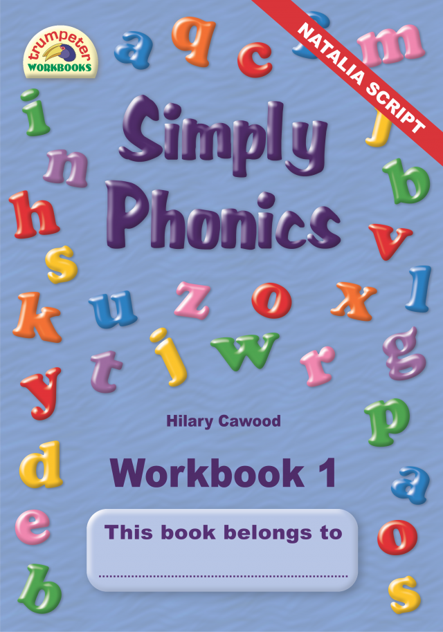 Simply Phonics - Workbook 1 (Natalia Script) ISBN/SKU: 9781920008017
