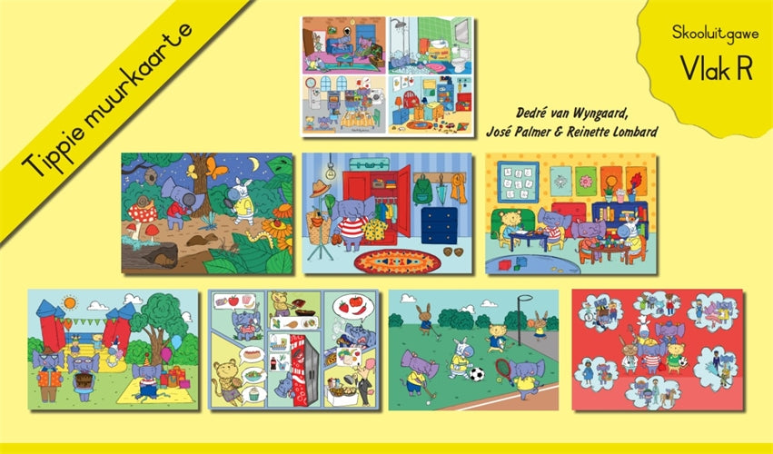 Tippie Muurkaarte (Vlak R) ISBN/SKU: 9780637013062